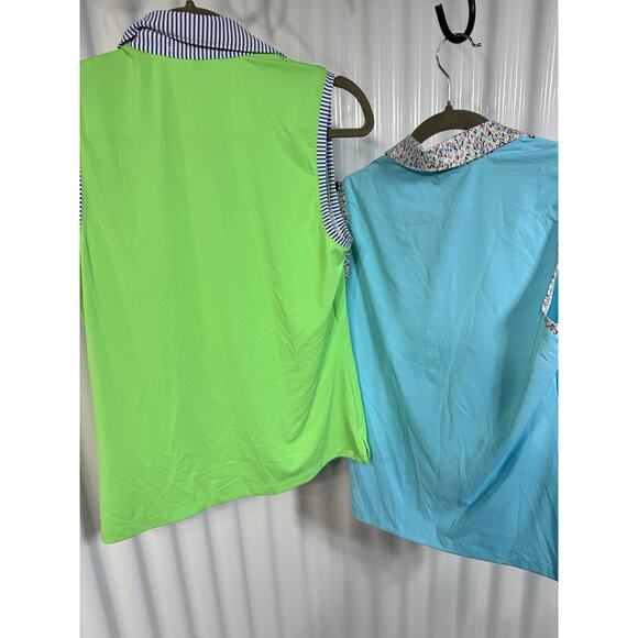 Fairway & Greene Set Of 2 Women's Sleeveless Golf Shirts Size Small UPF 50+ NWT - Picture 4 of 6